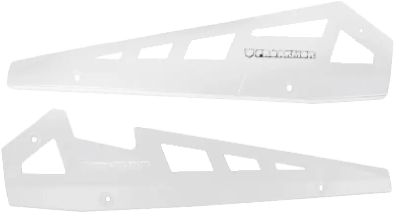 P141221MWP Pro Armor Rock Sliders Matte White Pearl Pol - RV and Auto Parts