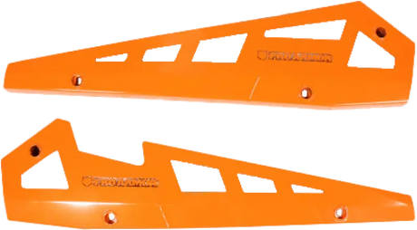 P141221OR-446 Pro Armor Rock Sliders Orange Pol - RV and Auto Parts