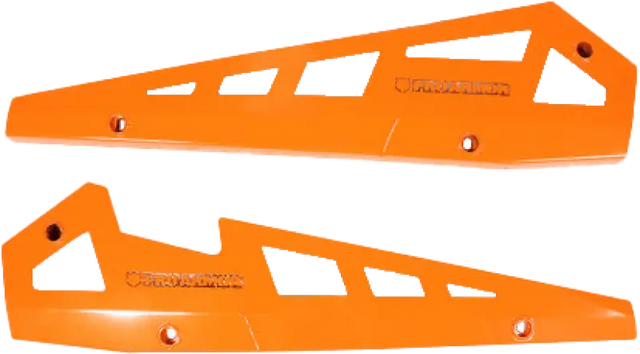 P141221OR-446 Pro Armor Rock Sliders Orange Pol - RV and Auto Parts