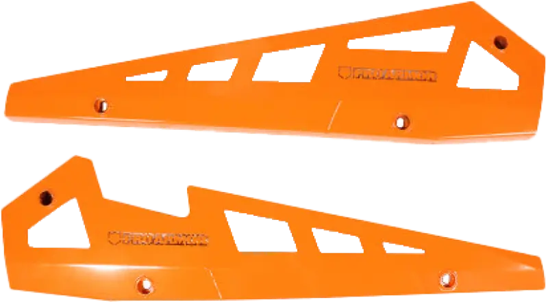 P141221OR-446 Pro Armor Rock Sliders Orange Pol - RV and Auto Parts