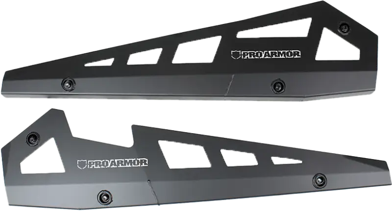 P141221SLR Pro Armor Rock Sliders Solar Black Pol - RV and Auto Parts