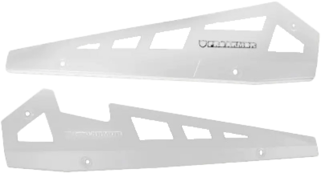 P141221WH-133 Pro Armor Rock Sliders White Pol - RV and Auto Parts