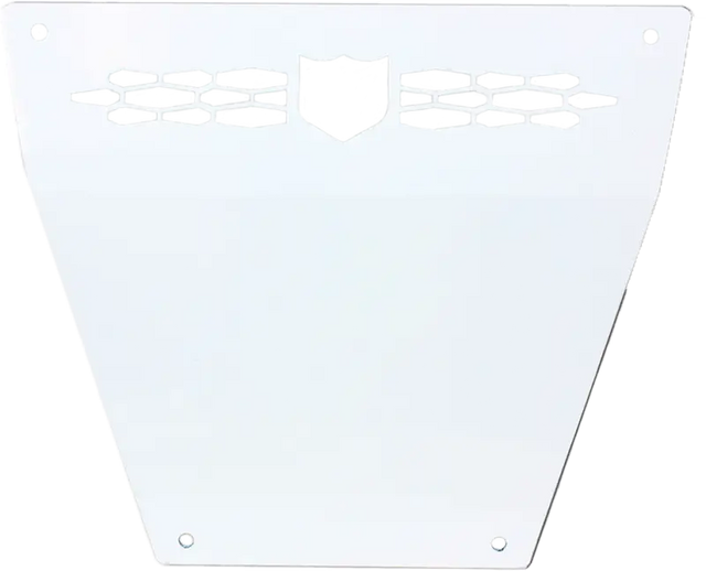 P141P363WH-133 Pro Armor Front Race Skid Plate White Pol - RV and Auto Parts