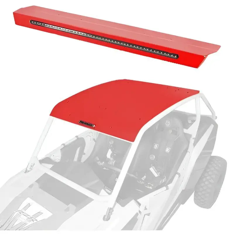 P141R123RD Pro Armor Asylum Roof W/ Light Bar Red - RV and Auto Parts