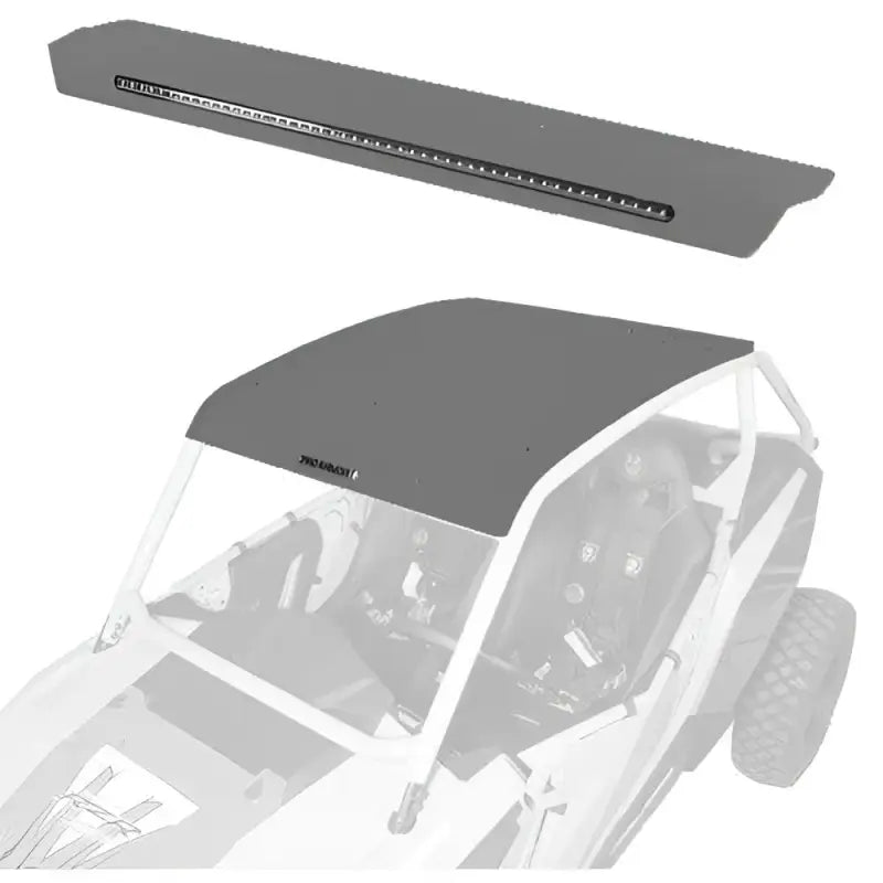 P141R123SG Pro Armor Asylum Roof W/ Light Bar Stealth Grey - RV and Auto Parts