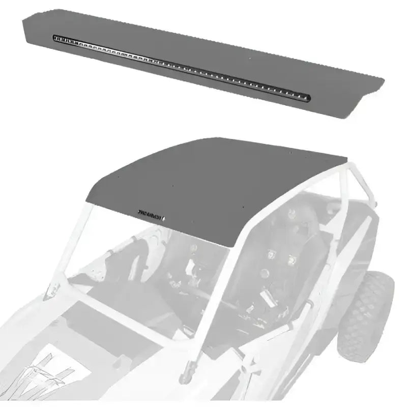 P141R123SG Pro Armor Asylum Roof W/ Light Bar Stealth Grey - RV and Auto Parts