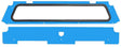 P141W461VB-689 Pro Armor Rear Windshield Voodoo Blue - RV and Auto Parts