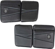 P144054BU Rear Door Knee Pads With Storage Blue Stitching