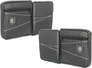 P144054WH Rear Door Knee Pads With Storage White Stitching