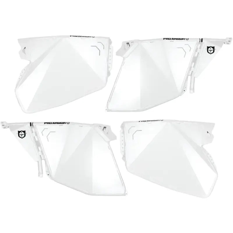 P144D000MWP Pro Armor Traditional Half Doors Matte White Pearl Pol - RV and Auto Parts