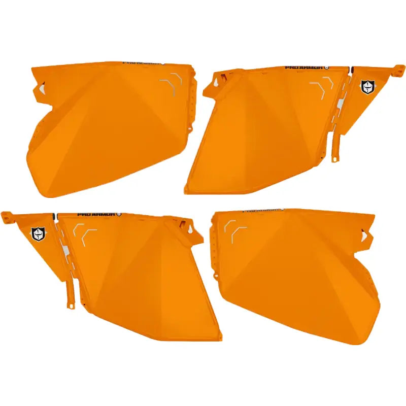 P144D000OR-446 Pro Armor Traditional Half Doors Orange Pol - RV and Auto Parts