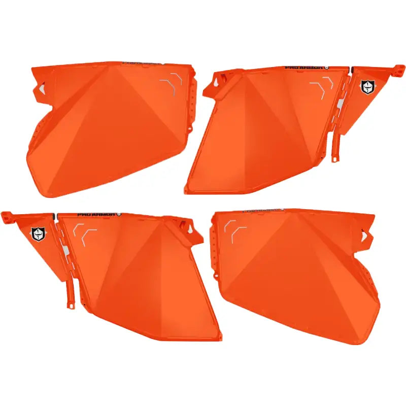 P144D000ORM Pro Armor Traditional Half Doors Orange Rust Metallic Pol - RV and Auto Parts