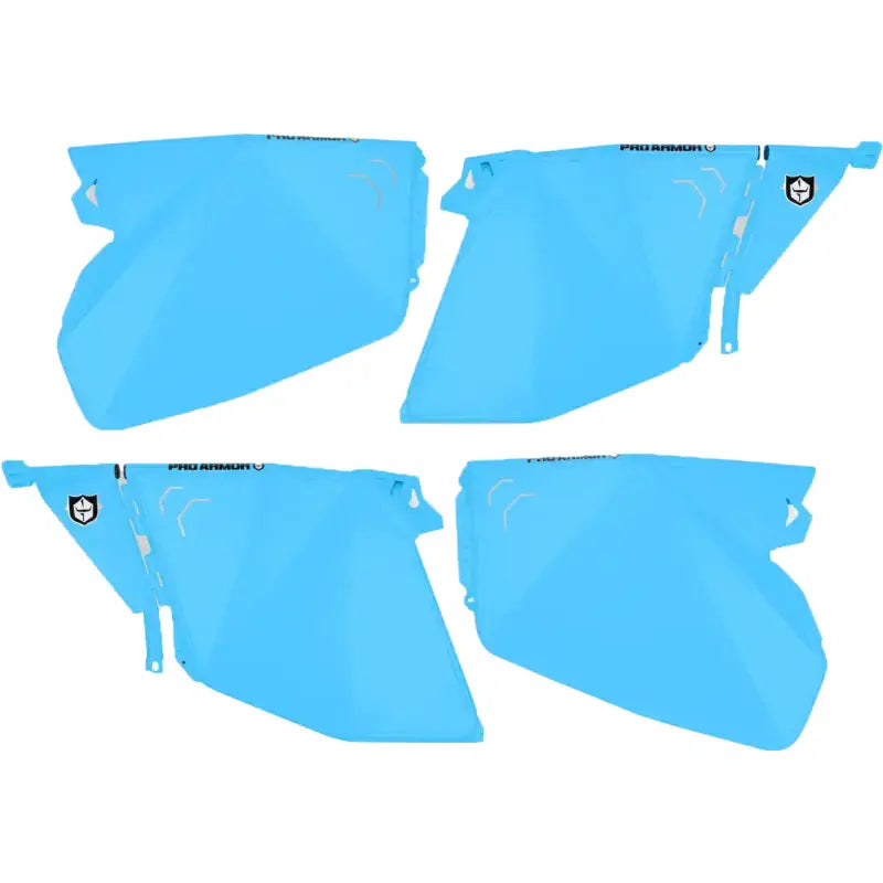 P144D000SB Pro Armor Traditional Half Doors Sky Blue Pol - RV and Auto Parts