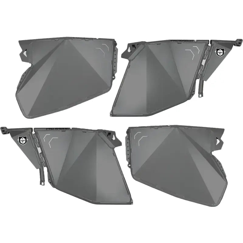 P144D000TM Pro Armor Traditional Half Doors Titanium Metallic Pol - RV and Auto Parts
