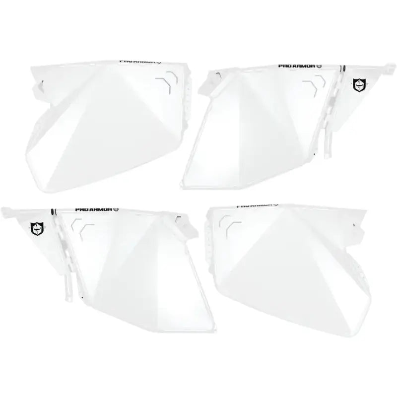 P144D000WP Pro Armor Traditional Half Doors White Pearl Pol - RV and Auto Parts