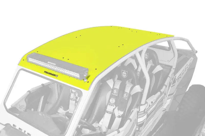 P144R121LSQ-630 Pro Armor Asylum Roof W/Light Bar Pocket Lime Squeeze - RV and Auto Parts