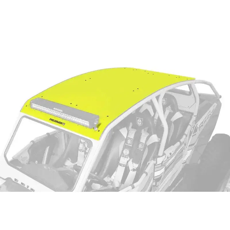 P144R121LSQ-630 Pro Armor Asylum Roof W/Light Bar Pocket Lime Squeeze - RV and Auto Parts