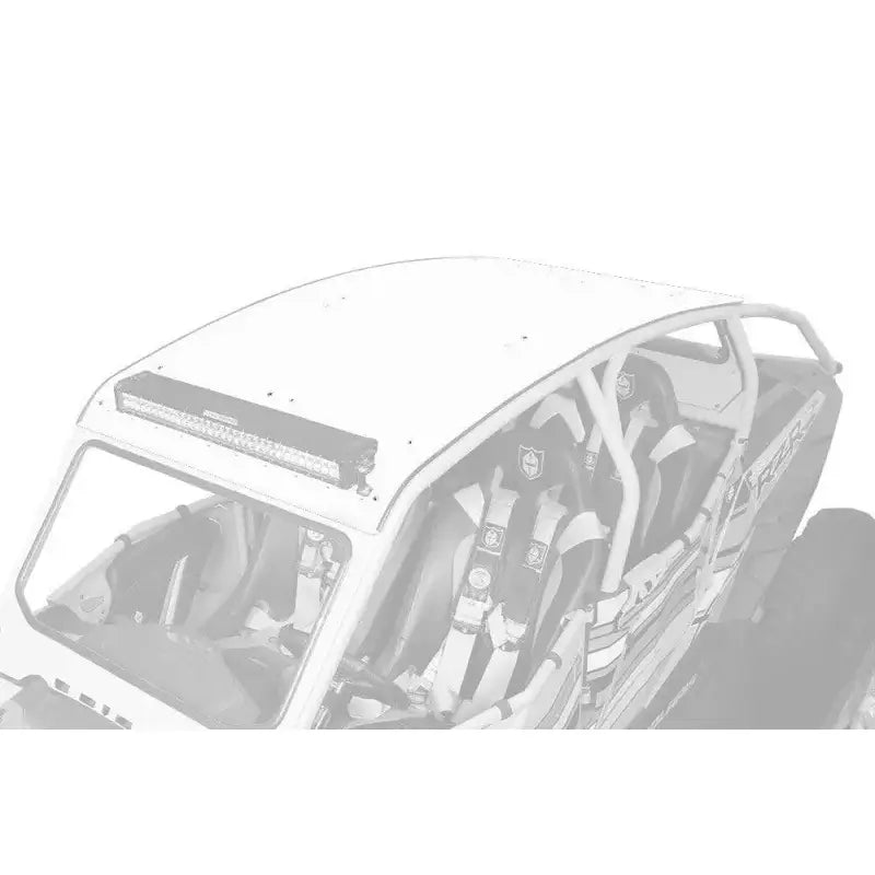 P144R121MW Pro Armor Asylum Roof W/Light Bar Pocket Matte White - RV and Auto Parts