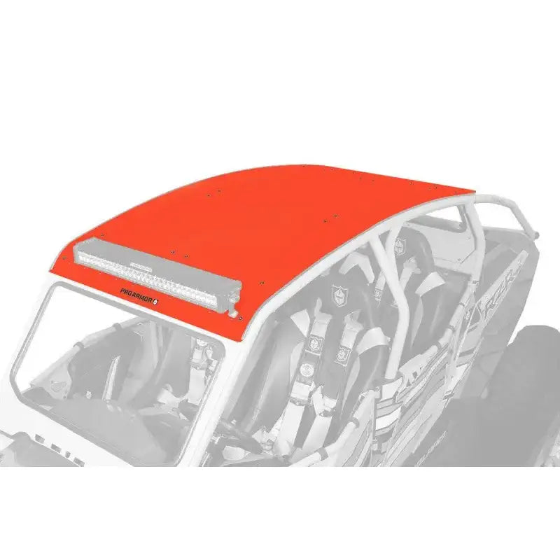 P144R121RD-293 Pro Armor Asylum Roof W/Light Bar Pocket Red - RV and Auto Parts