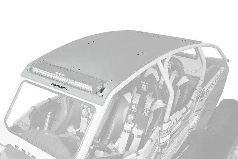 P144R121SSM Pro Armor Asylum Roof W/Light Bar Pocket Sparkle Silver Metallic - RV and Auto Parts