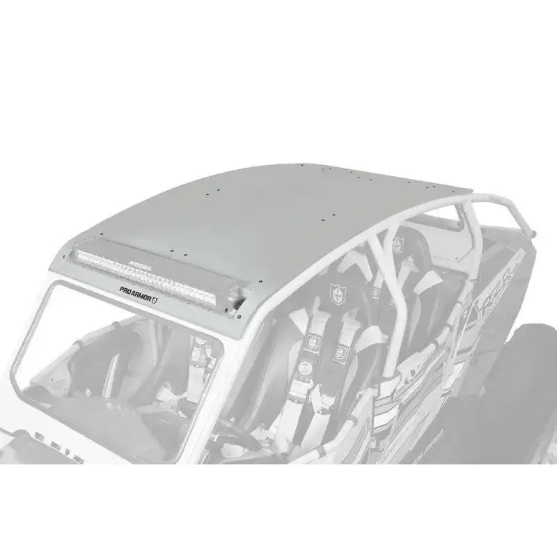P144R121SSM Pro Armor Asylum Roof W/Light Bar Pocket Sparkle Silver Metallic - RV and Auto Parts