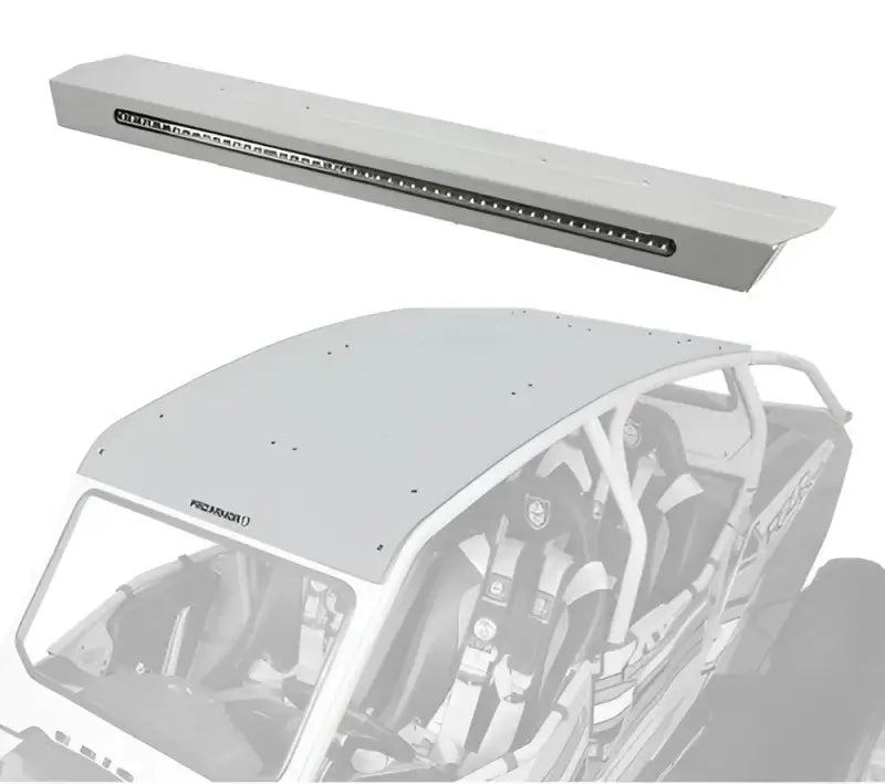 P144R123GG Pro Armor Asylum Rear Wing W/ Lightbar Ghost Grey - RV and Auto Parts