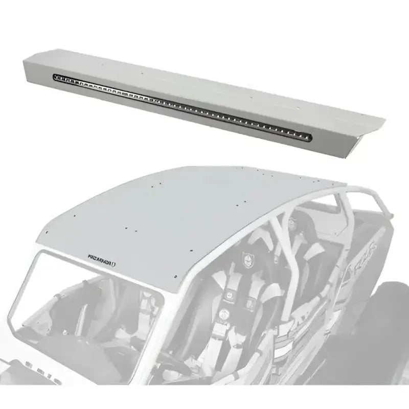 P144R123GG Pro Armor Asylum Rear Wing W/ Lightbar Ghost Grey - RV and Auto Parts