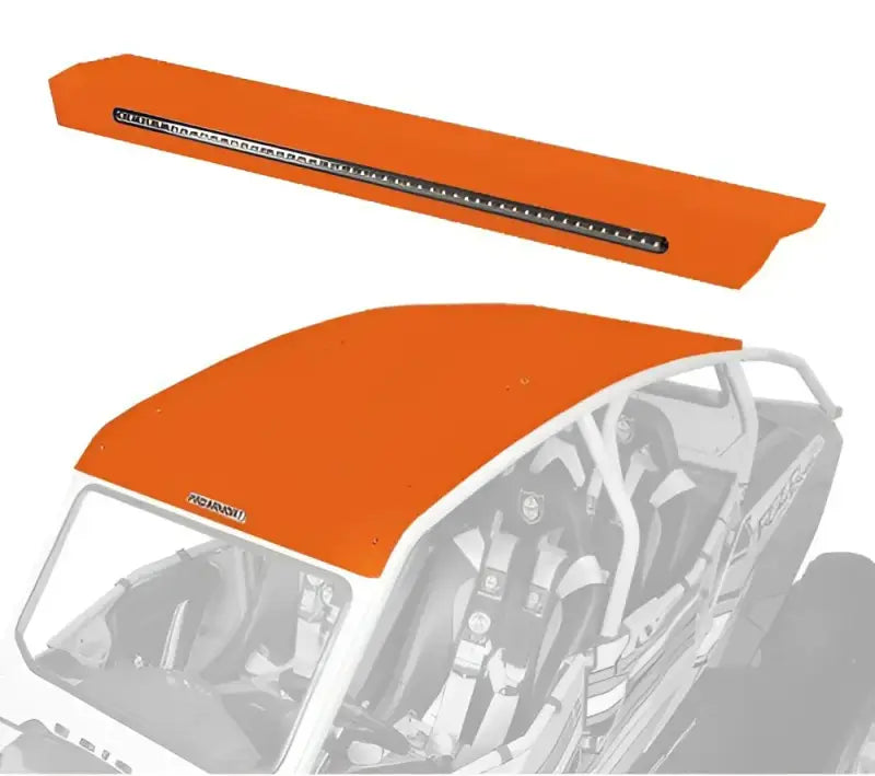 P144R123OM Pro Armor Asylum Rear Wing W/ Lightbar Orange Madness - RV and Auto Parts
