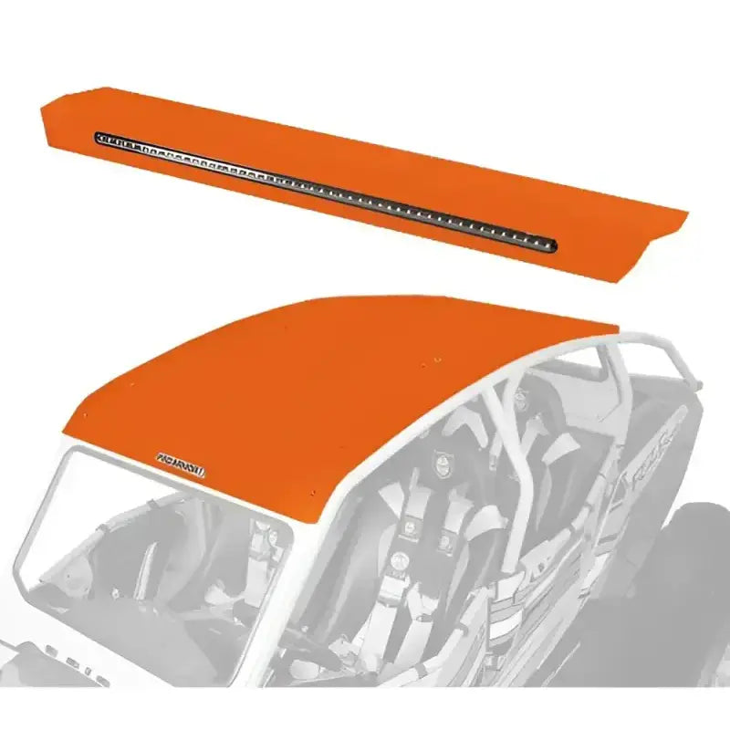 P144R123OM Pro Armor Asylum Rear Wing W/ Lightbar Orange Madness - RV and Auto Parts