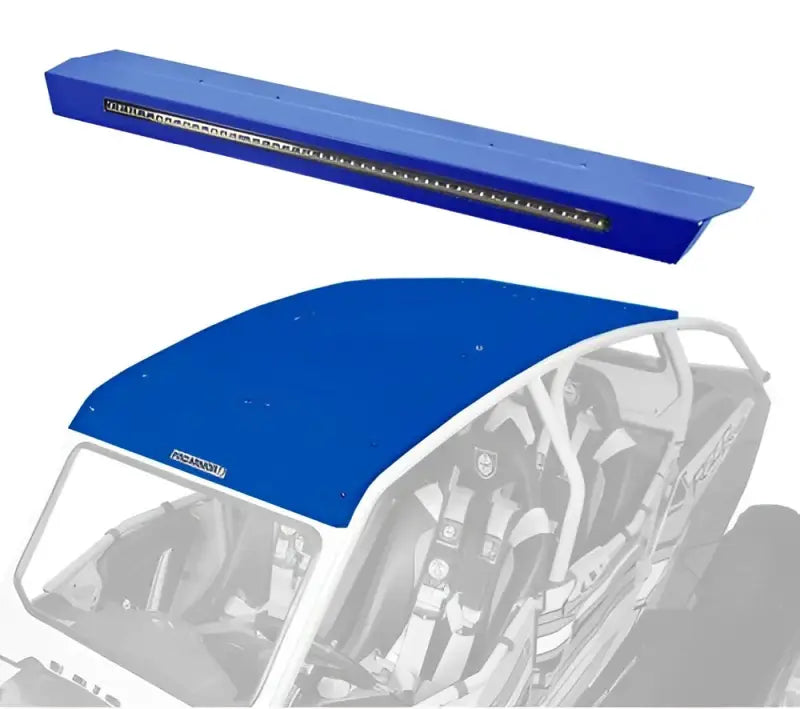 P144R123PB Pro Armor Asylum Rear Wing W/ Lightbar Polaris Blue - RV and Auto Parts