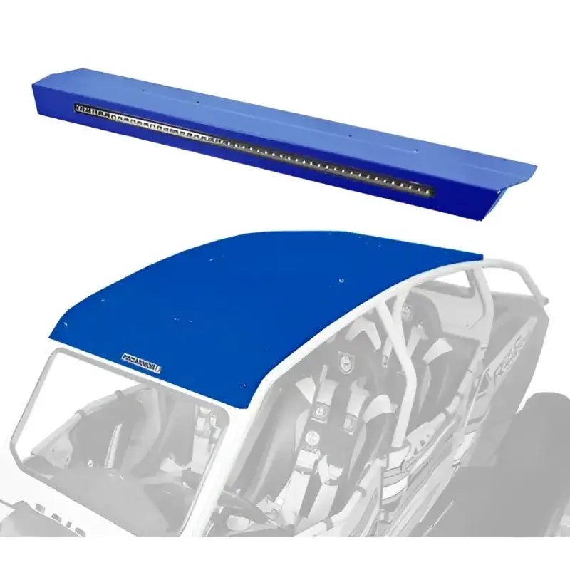 P144R123PB Pro Armor Asylum Rear Wing W/ Lightbar Polaris Blue - RV and Auto Parts