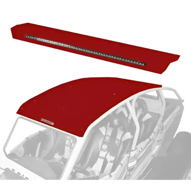 P144R123PR Pro Armor Asylum Rear Wing W/ Lightbar Performance Red - RV and Auto Parts