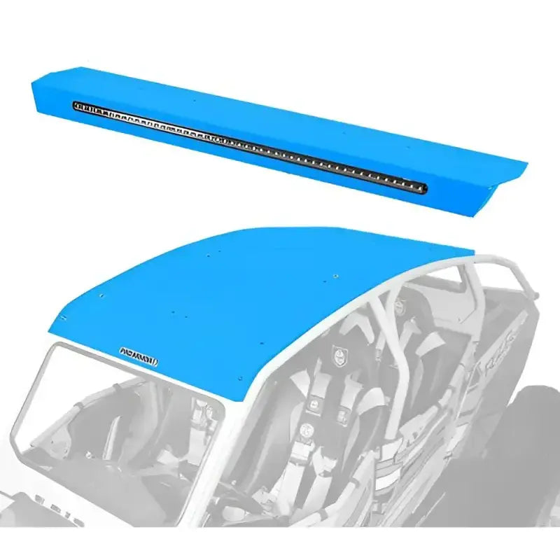 P144R123SB Pro Armor Asylum Rear Wing W/ Lightbar Sky Blue - RV and Auto Parts