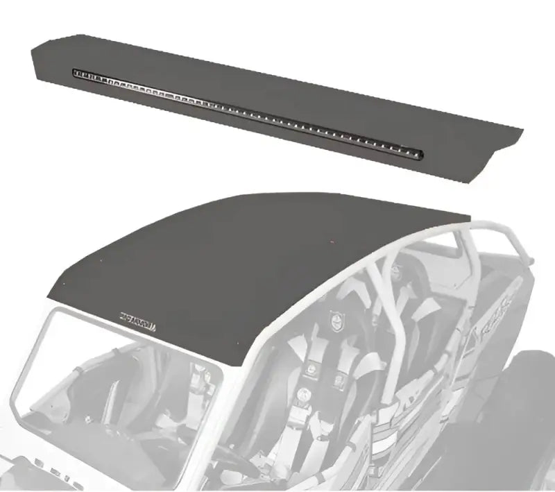 P144R123SG Pro Armor Asylum Rear Wing W/ Lightbar Stealth Grey - RV and Auto Parts