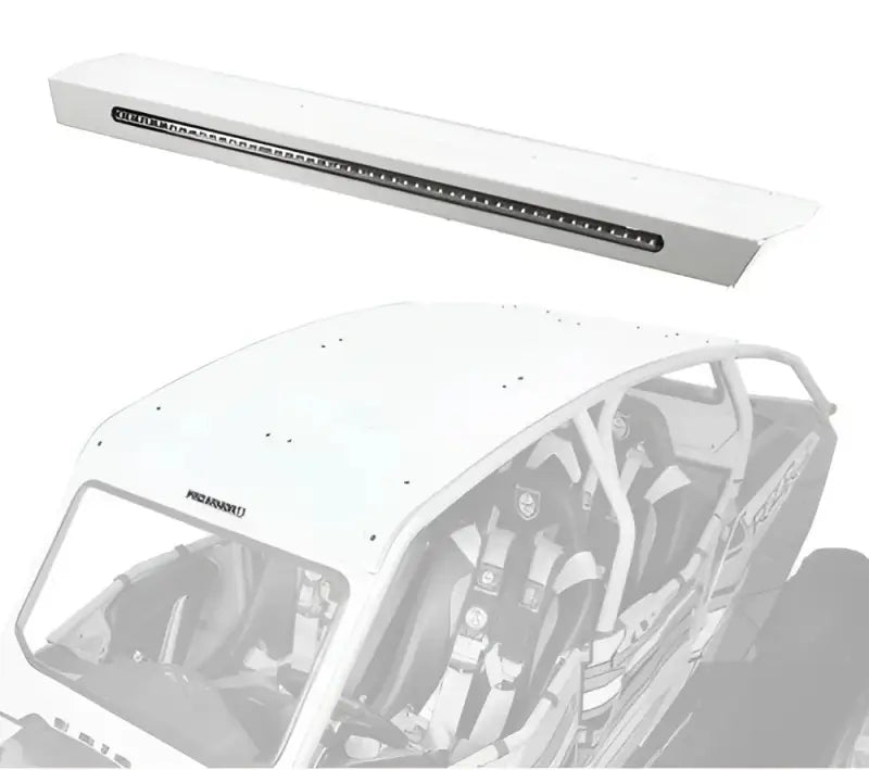 P144R123WP Pro Armor Asylum Rear Wing W/ Lightbar White Pearl - RV and Auto Parts