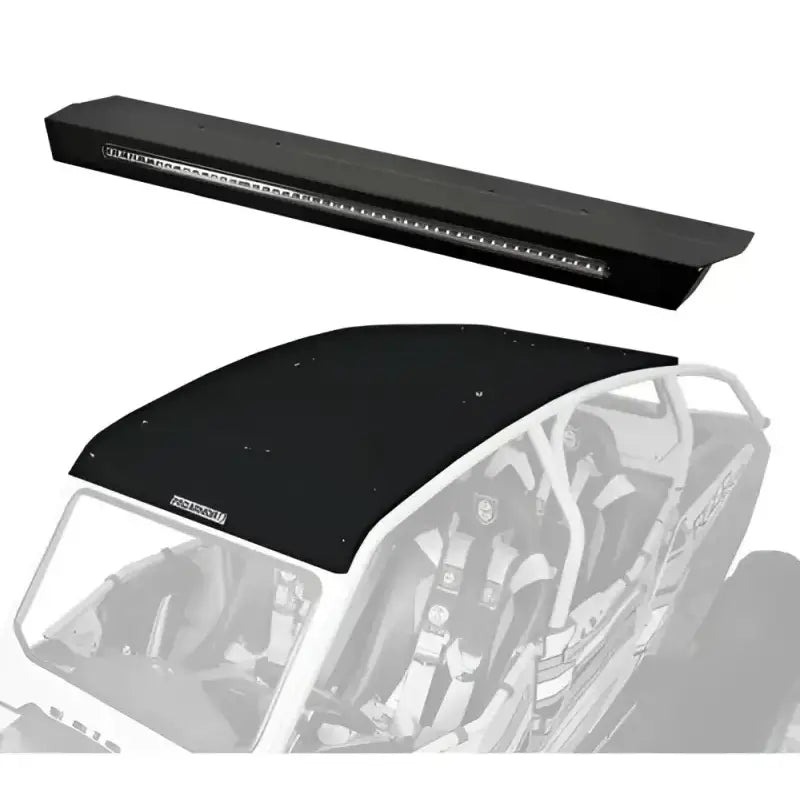P144R124BL Pro Armor Asylum Roof W/Rr Lightbar Pkt Black - RV and Auto Parts
