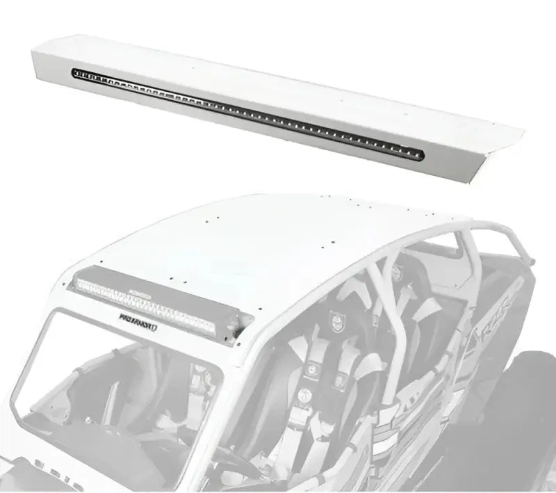 P144R124MW Pro Armor Asylum Roof W/Rr Lightbar Pkt Matte White - RV and Auto Parts