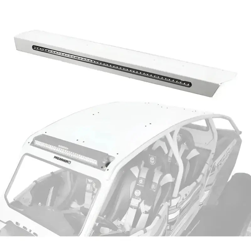 P144R124MW Pro Armor Asylum Roof W/Rr Lightbar Pkt Matte White - RV and Auto Parts