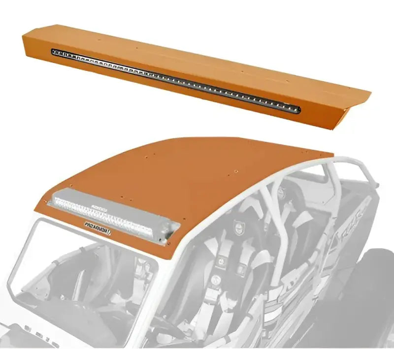 P144R124ORM Pro Armor Asylum Roof W/Rr Lightbar Pkt Orange Rust Metallic - RV and Auto Parts