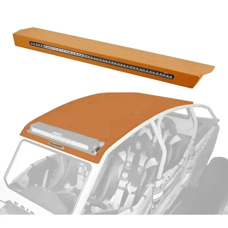 P144R124ORM Pro Armor Asylum Roof W/Rr Lightbar Pkt Orange Rust Metallic - RV and Auto Parts