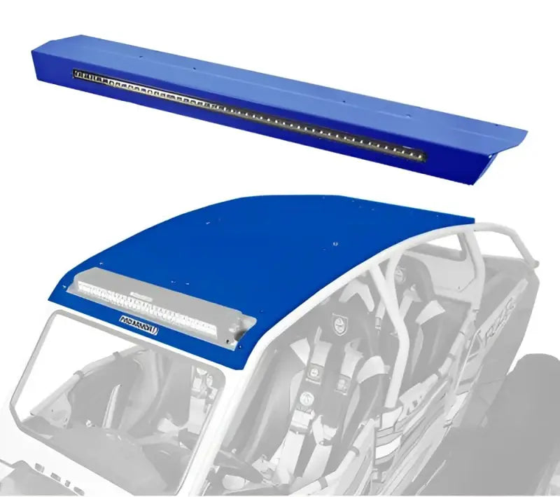 P144R124PB Pro Armor Asylum Roof W/Rr Lightbar Pkt Polaris Blue - RV and Auto Parts