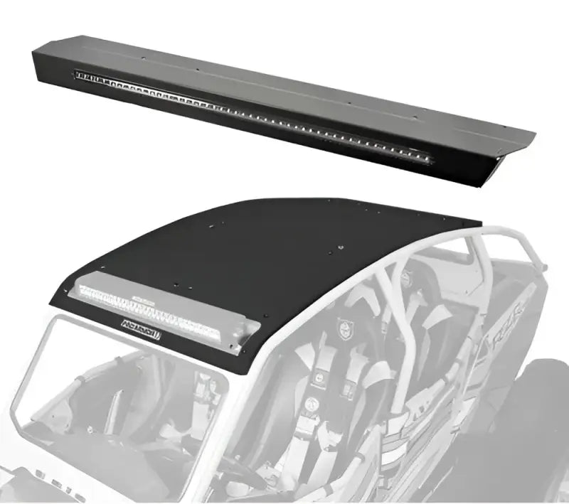 P144R124SLR Pro Armor Asylum Roof W/Rr Lightbar Pkt Solar Black - RV and Auto Parts