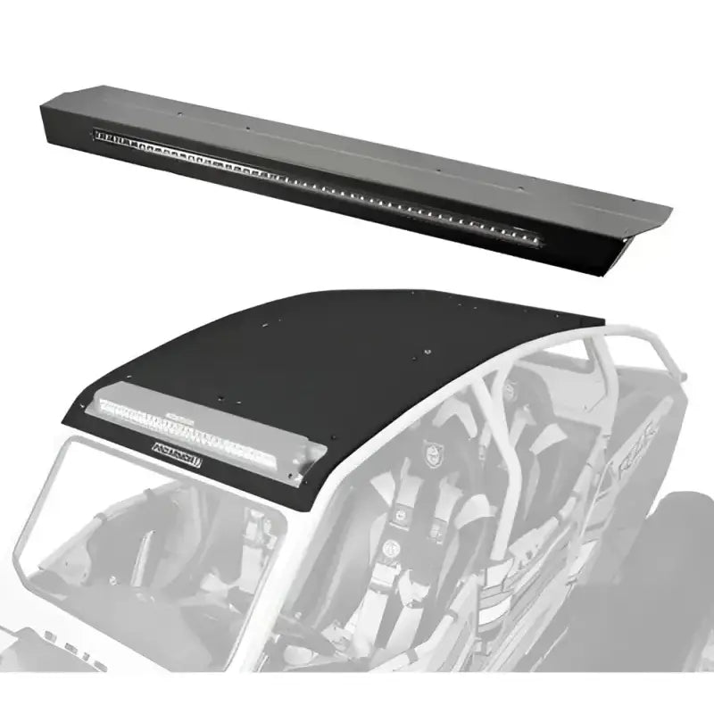 P144R124SLR Pro Armor Asylum Roof W/Rr Lightbar Pkt Solar Black - RV and Auto Parts
