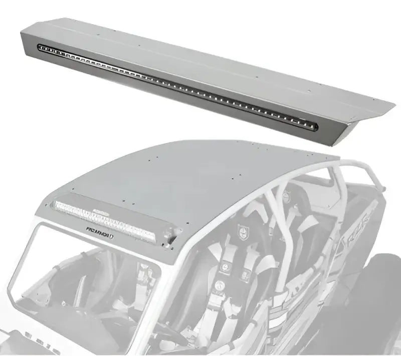P144R124SSM Pro Armor Asylum Roof W/Rr Lightbar Pkt Sparkle Silver Metallic - RV and Auto Parts