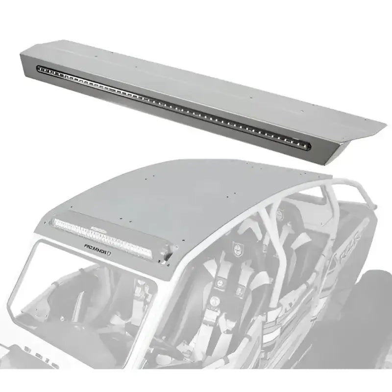 P144R124SSM Pro Armor Asylum Roof W/Rr Lightbar Pkt Sparkle Silver Metallic - RV and Auto Parts