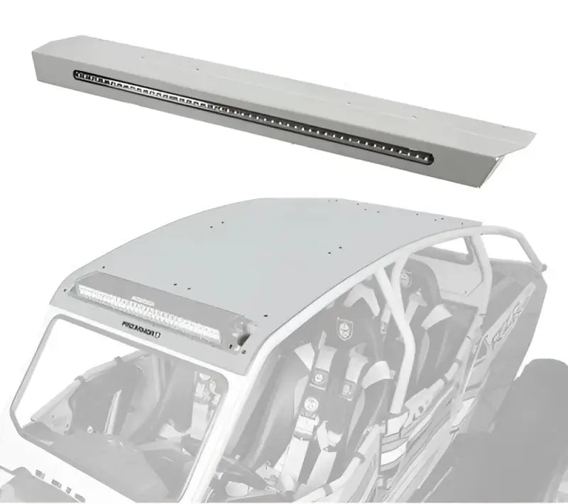 P144R124TM Pro Armor Asylum Roof W/Rr Lightbar Pkt Titanium Metallic - RV and Auto Parts