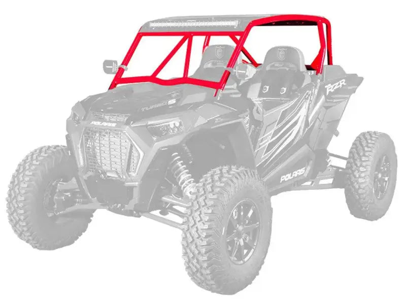 P187C048RD Pro Armor Cab Only Cage W/V Intrusion Red - RV and Auto Parts