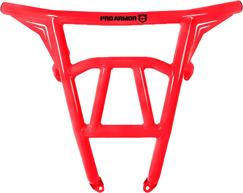 P187P361RD Pro Armor Rear Sport Bumper Red Pol - RV and Auto Parts
