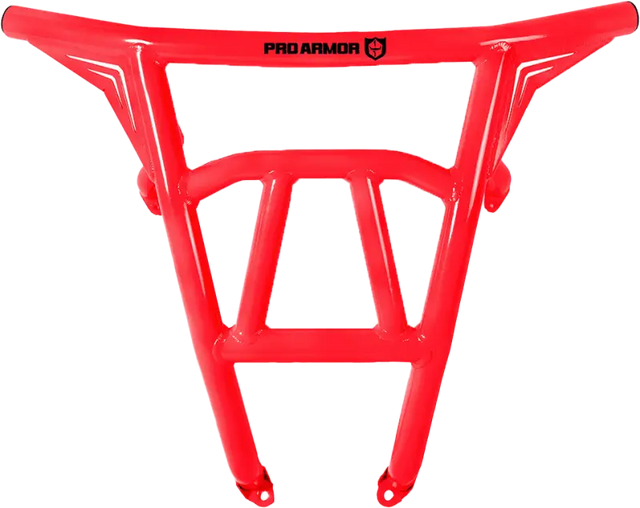 P187P361RD Pro Armor Rear Sport Bumper Red Pol - RV and Auto Parts
