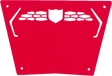 P187P363RD Pro Armor Front Sport Bumper Skid Plate Red - RV and Auto Parts